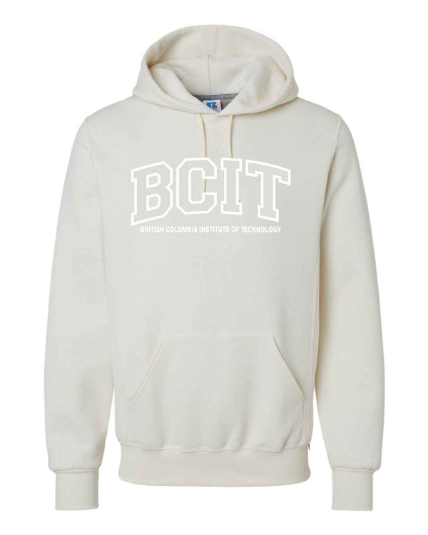 Russell Athletic Hooded Sweatshirt with 2 Color Twill Decoration