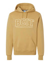 Russell Athletic Hooded Sweatshirt with 2 Color Twill Decoration