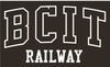 BCIT Hooded sweatshirt Railway (embroidered)