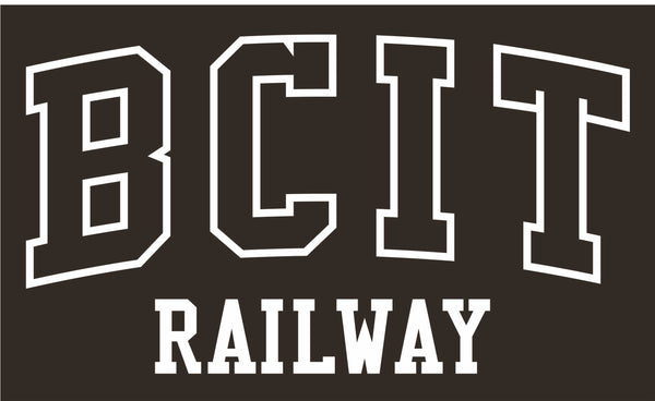 BCIT Hooded sweatshirt Railway (embroidered)