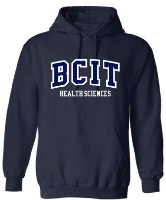 BCIT Hood Health Sciences- embroidered program name below BCIT letters