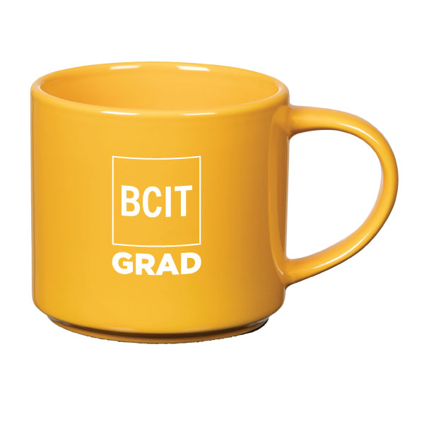 Mug BCIT Grad Yellow | BCITSA Geared Up