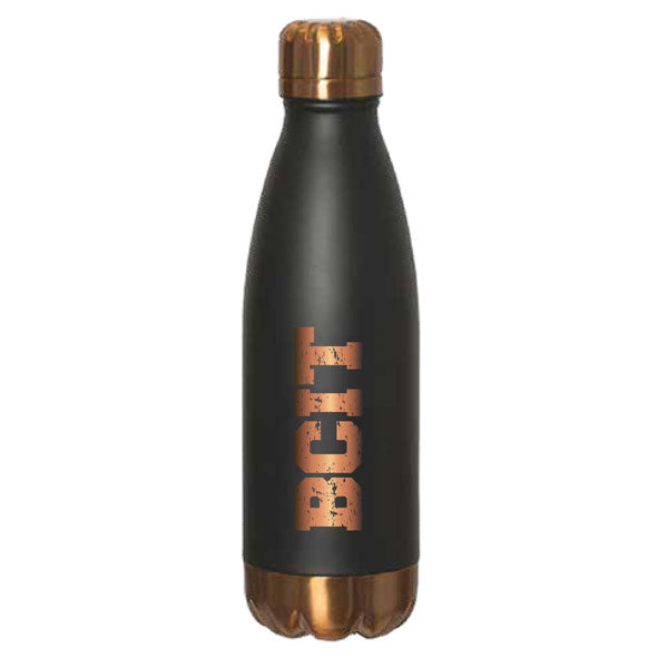 BCIT Bottle Tsunami Black, with Copper imprint