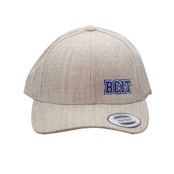 Hat Curved Snapback Side logo