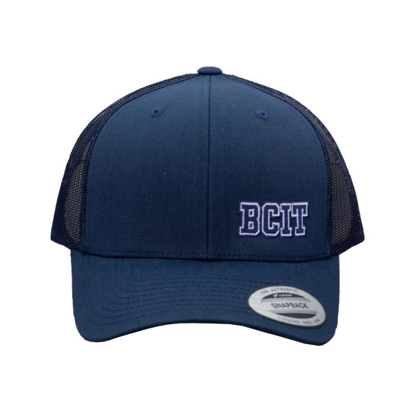 Hat Curved Snapback Side logo