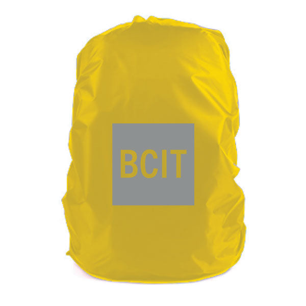 BCIT Backpack Cover Waterproof, Black OR Yellow