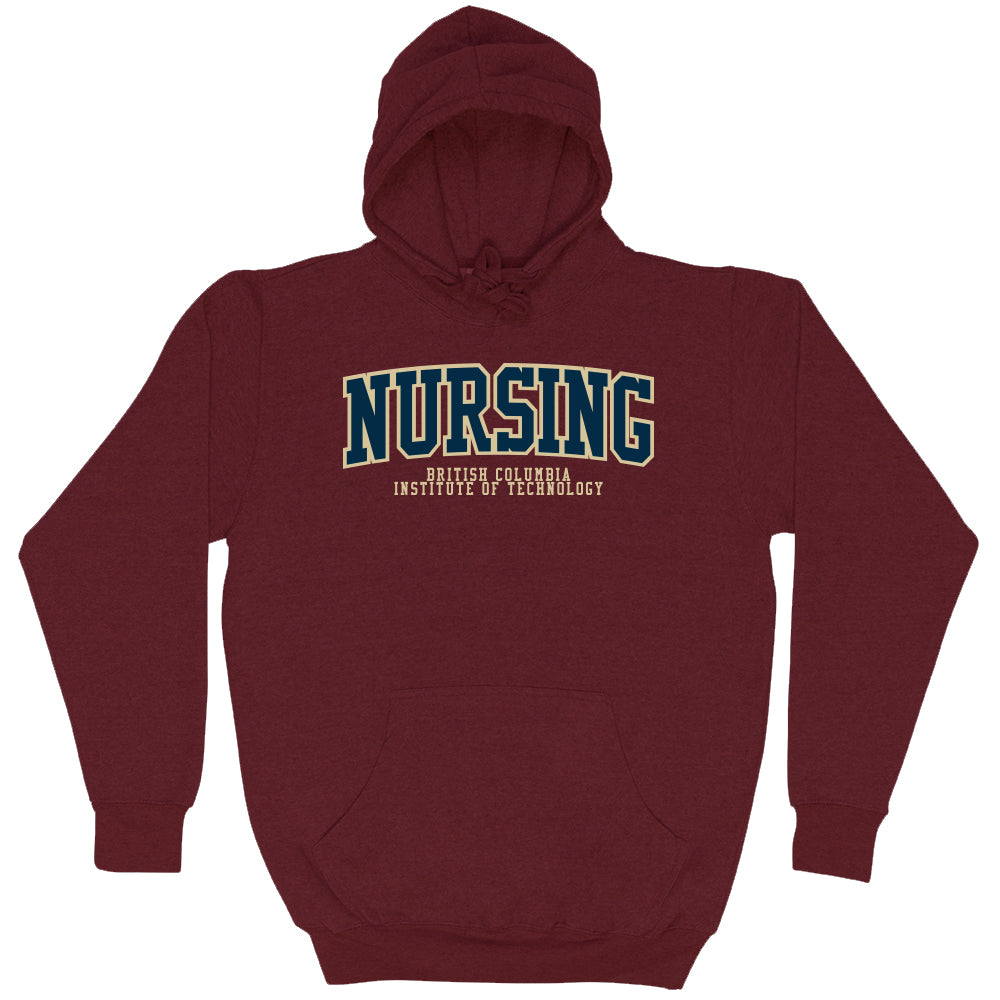 McMaster Nursing Hooded Sweatshirt with Twill and Embroidery