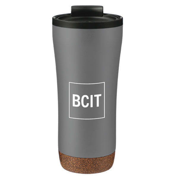 BCIT Tumbler Mug with liner Grey