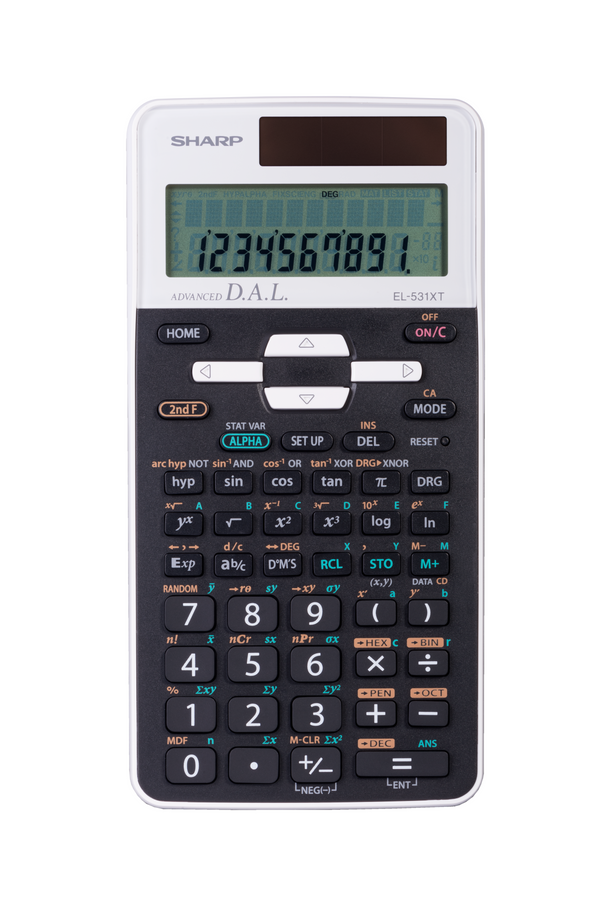 Sharp EL 531XTB-WH Scientific Calculator